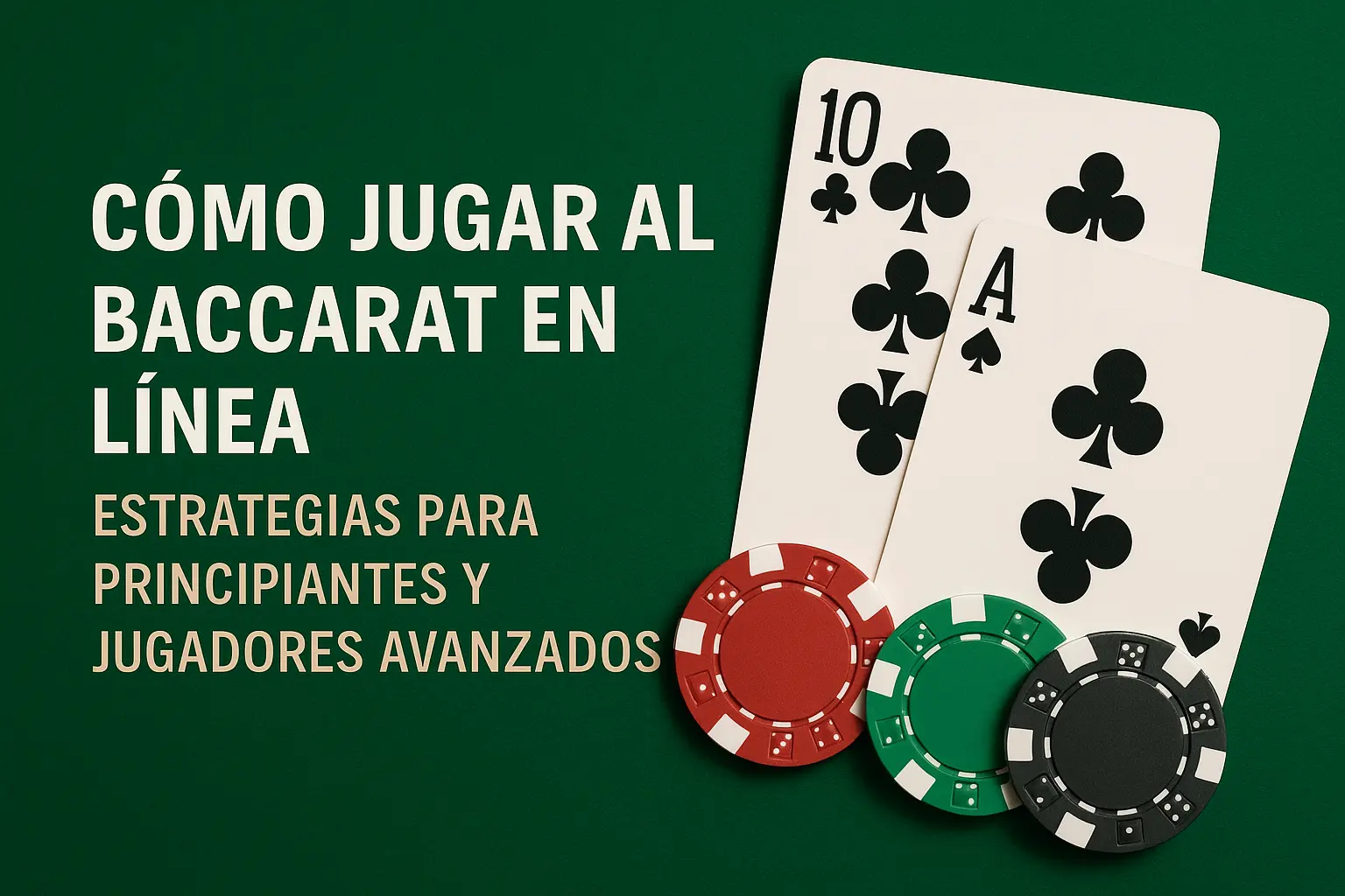 como jugar la baccarat