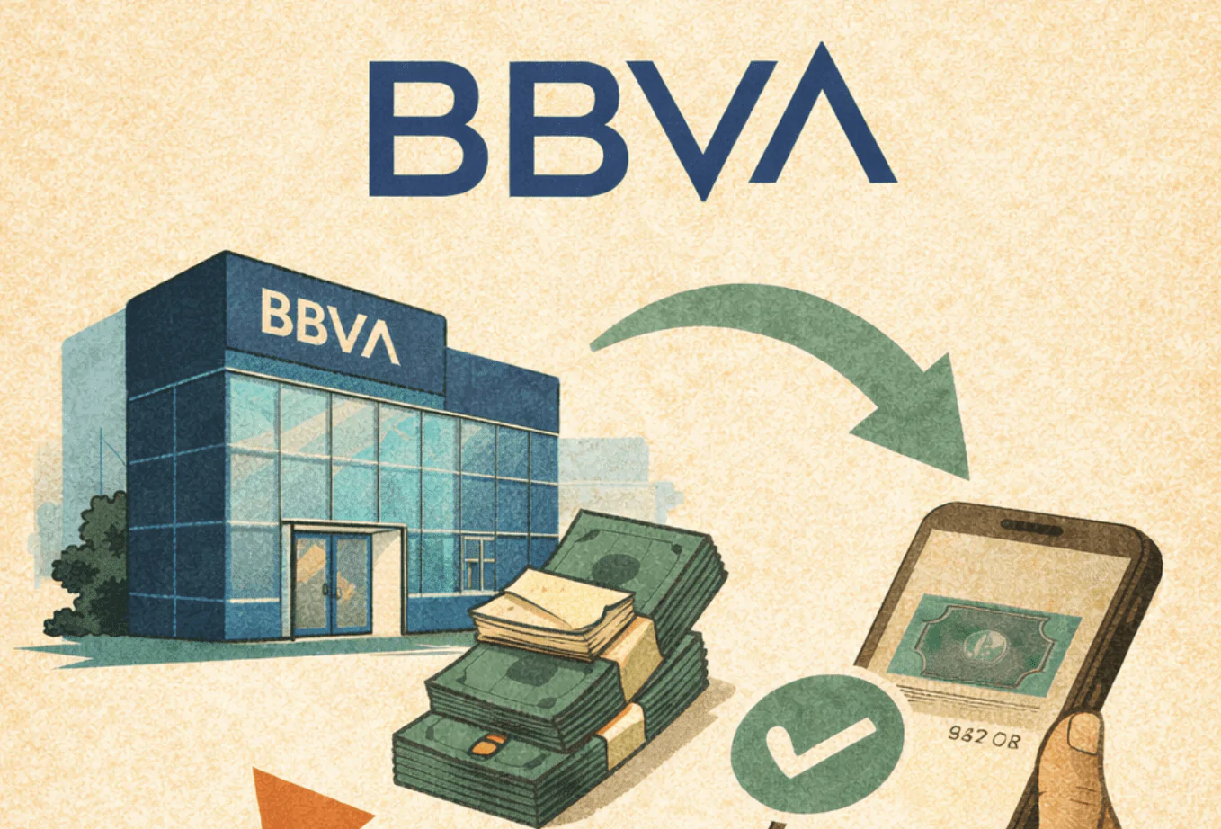 Depósitos y retiros con BBVA
